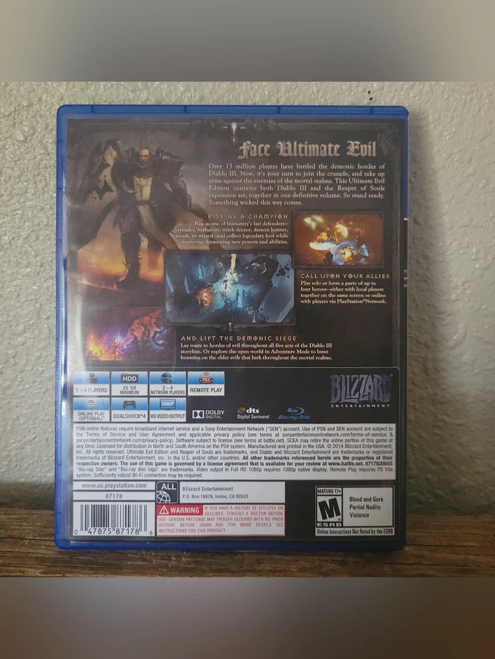 N/A platform ps4